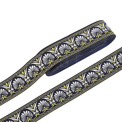 Ethnic Style Polyester Ribbons OCOR-WH0082-544A-1