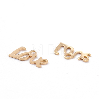 201 Stainless Steel Charms STAS-C017-07G-1