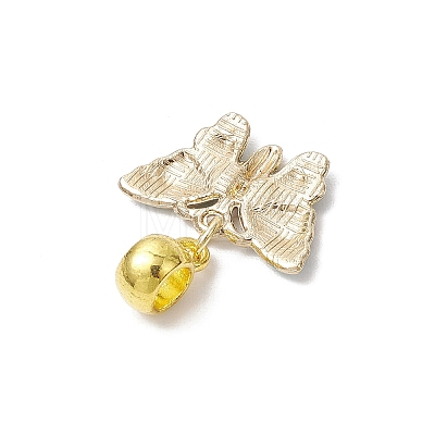Alloy Enamel Butterfly European Dangle Charms PALLOY-JF03877-1
