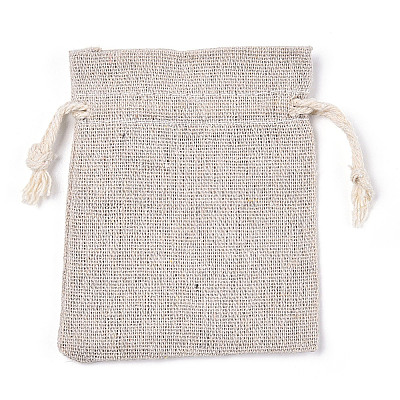 Cotton Cloth Packing Pouches Drawstring Bags ABAG-R011-8X10-01-1