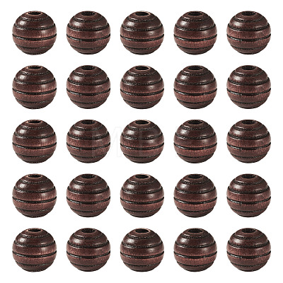 Wood European Beads WOOD-TA0003-10B-1