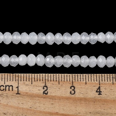 Natural Malaysia Jade Rondelle Beads Strands X-G-E316-2x4mm-63-1