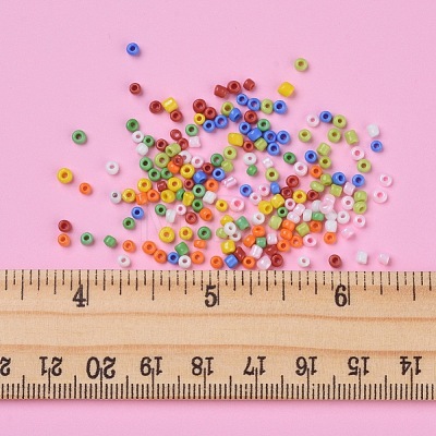 12/0 8 Colors Round Glass Seed Beads SEED-JP0007-14-1