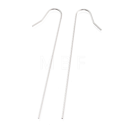 304 Stainless Steel Earring Hooks STAS-O137-28P-1