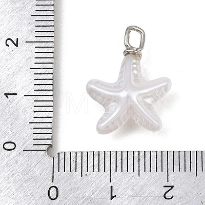 Brass & ABS Plastic Pearl Pendants PL-CBAEB37-01A-P-1