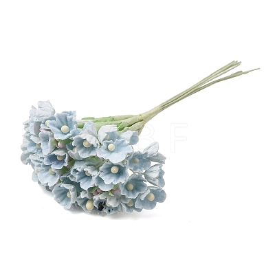 Cloth & Paper & Iron Artificial Mini Flower Bouquet for DIY Crafts FB-CBA59DF-02E-1
