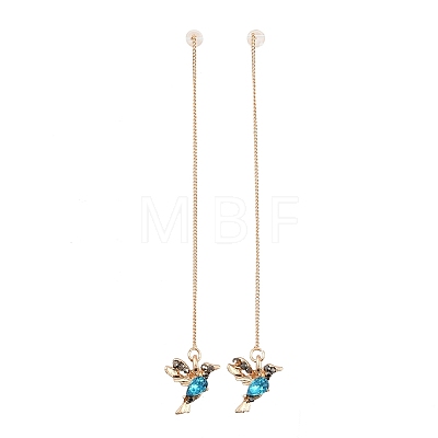 Bird Alloy Rhinestone Ear Thread FS-WG4B879-02-1