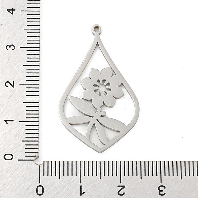 Non-Tarnish 304 Stainless Steel Pendants STAS-Z076-10P-1