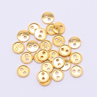 Alloy Mini Buttons PALLOY-WH0076-49B-G-1