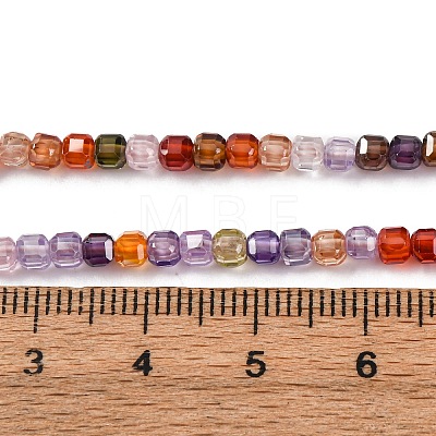 Cubic Zirconia Bead Strands ZIRC-P109-01B-10-1