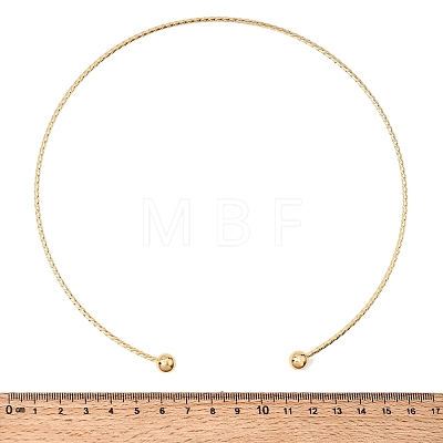 201 Stainless Steel Twist Cuff Choker Necklaces SA-CBA4A0D-01G-1