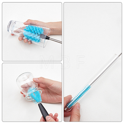 Nylon Bottle Cleaning Brush Set AJEW-WH0162-33-1