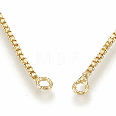 Adjustable Brass Necklace Making KK-Q746-003G-1