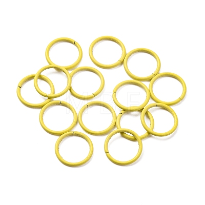Spray Painted Iron Open Jump Rings LS-IFIN-F149-B13-1