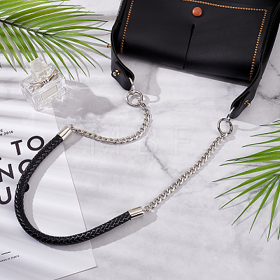 PU Leather Braided Rope Shoulder Strap FIND-WH0152-160-1