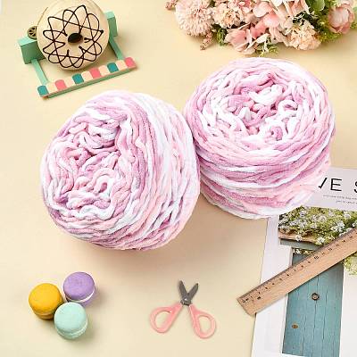4 Bundles Polyester Yarn FB-FSB9EF-01B-1