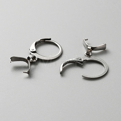 304 Stainless Steel Leverback Earring Finding LS-STAS-WH0022-87P-1