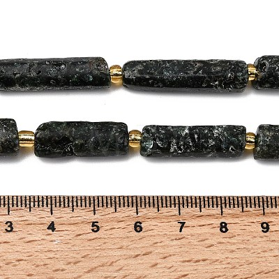 Natural Seraphinite Beads Strands G-D353-A05-1