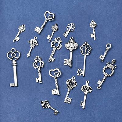 Tibetan Style Alloy Pendants FIND-D040-01AS-1