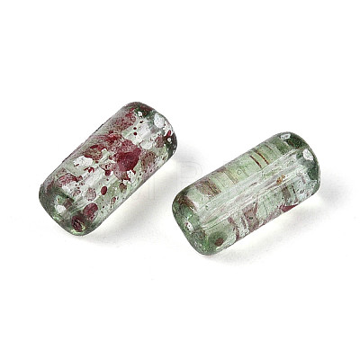 Picasso Transparent Glass Bugle Beads SEED-N010-02K-1