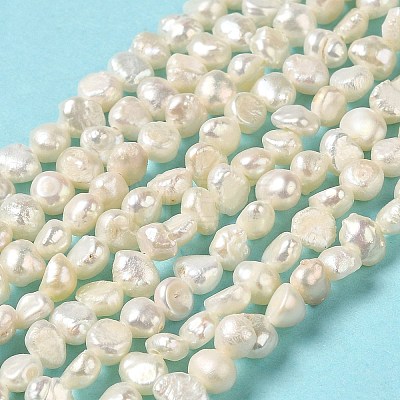 Natural Keshi Pearl Beads Strands PEAR-E017-27-1