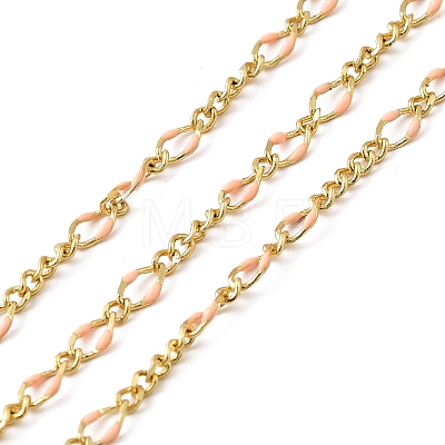 Brass Enamel Figaro Chains CHC-L053-09G-02-1