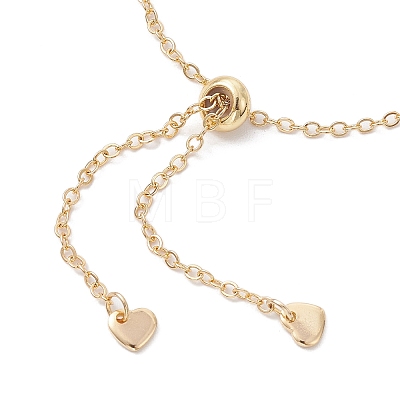 Adjustable Braided Brass Macrame Pouch Cable Chain Slider Bracelet Making BJEW-JB10285-01-1