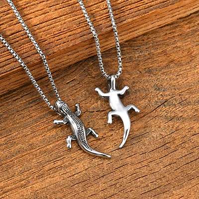 Vintage 304 Stainless Steel Pendant Necklaces for Men WG5B571-01-1
