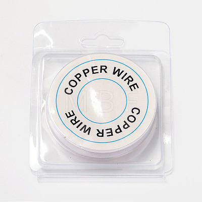 Round Copper Jewelry Wire X-CW0.5mm007-1