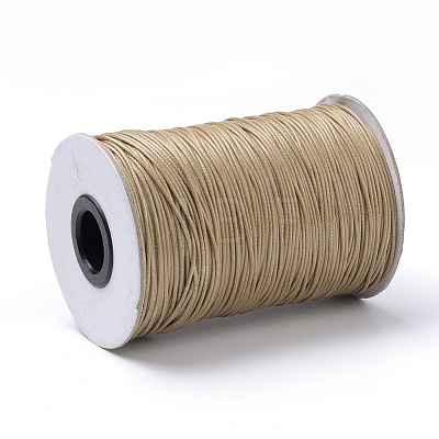 Braided Korean Waxed Polyester Cords YC-T002-0.8mm-111-1