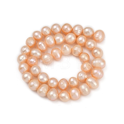 Natural Cultured Freshwater Pearl Beads Strands PEAR-I007-07Z-02B-1