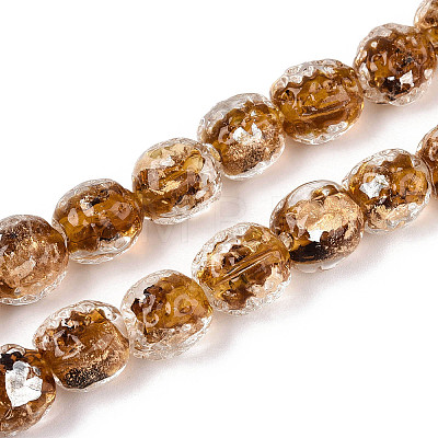 Handmade Lampwork Beads FOIL-T007-03G-1