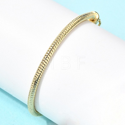 Brass Snake Chain Bracelets for Women BJEW-H639-08G-1