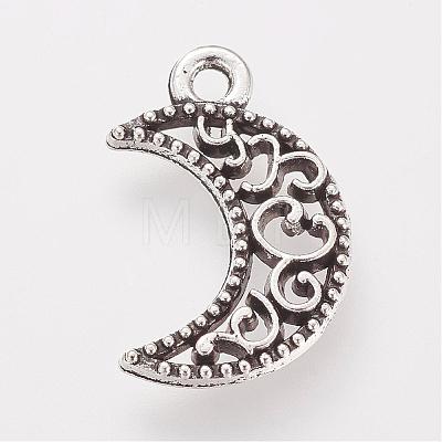 Tibetan Style Alloy Pendants TIBE-S306-05AS-RS-1