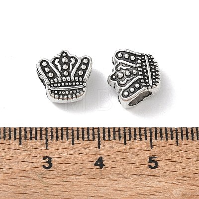 Tibetan Style Alloy European Beads AL-CBA612E-04AS-1