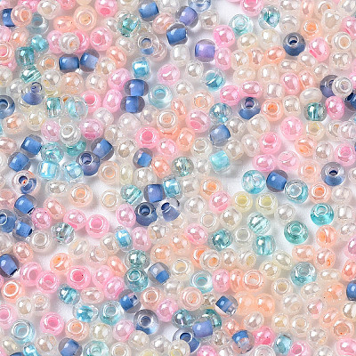 Glass Round Seed Beads SEED-S057-R-006-1