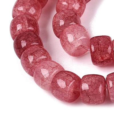 Ombre Effect Dyed Glass Beads Strands GLAA-Q106-05B-A09-1