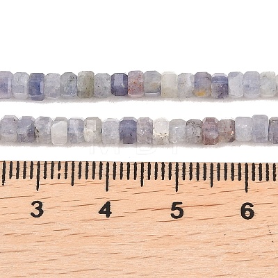 Natural Iolite Beads Strands G-G345-C06-2x4mm-1