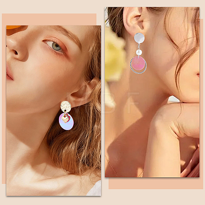 80G 10 Colors PVC Paillette Pendants FIND-SC0023-20B-1