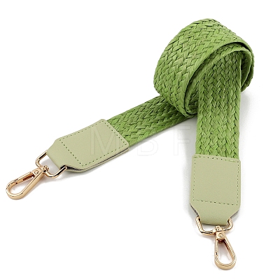 PU Imitation Leather & Raffia Bag Handles PW-WGC4EAE-06-1