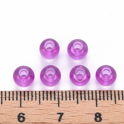 Transparent Acrylic Beads MACR-S370-A6mm-740-1