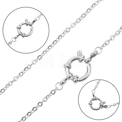 304 Stainless Steel Smooth Surface Spring Ring Clasps STAS-UN0001-02P-1