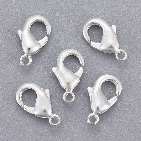 Brass Lobster Claw Clasps KK-901-S-NF-1