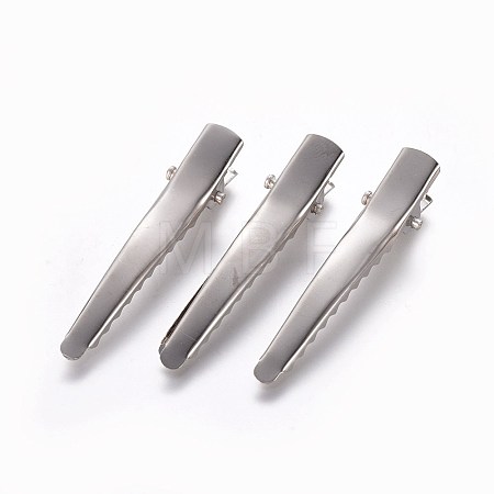 Iron Alligator Hair Clip Findings PHAR-WH0006-03P-1