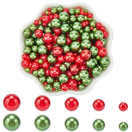 Imitation Pearl Acrylic Beads OACR-SC0001-61C-1