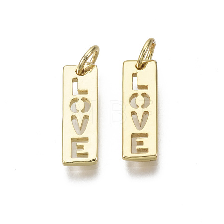 Brass Pendants KK-R133-049G-NF-1