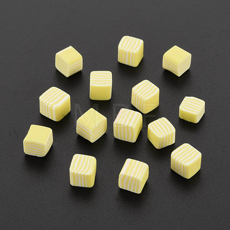 Handmade Polymer Clay Beads CLAY-N006-93K-1
