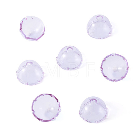 10Pcs Glass Bead Cone for Wind Chimes Making GLAA-TA0002-24C-1