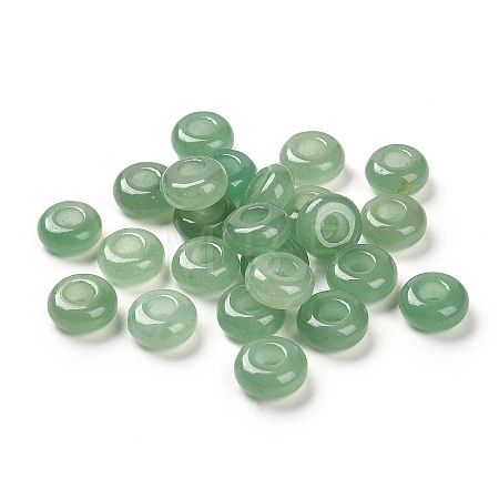 Natural Green Aventurine European Beads G-R488-02C-1