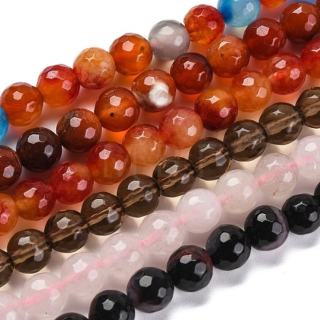 Natural Mixed Gemstone Beads Strands G-L605-A02-02-1